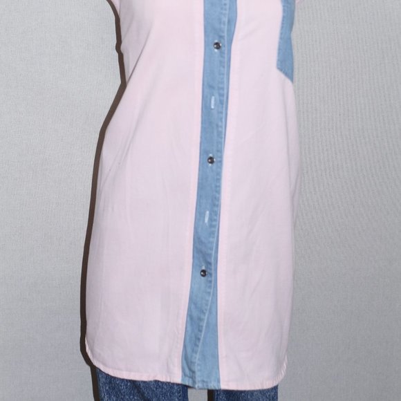 Fitting Image Pink & Blue Blouse - Picture 6 of 15